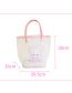 Fashion Cute Little Tiger Cartoon Pvc Transparent Large-capacity Handbag