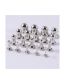 Fashion 10mm Metal Solid Cylindrical Piercing Ear Extensions
