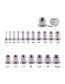 Fashion 6mm Metal Solid Cylindrical Piercing Ear Extensions