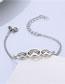 Fashion Silver Stainless Steel Cutout Butterfly Bracelet