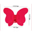 Fashion Red Plastic Butterfly Grip