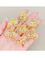 Fashion 8# Sunflower Rhinestones Alloy Diamond Flower Grab Clip