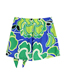 Fashion Green Printed Knotted Culottes