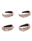 Fashion Color-2 Fabric Alloy Diamond-studded Water Drop Flower Pearl Knotted Headband (5.5cm)
