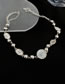 Fashion Silver Oval Cat Eye Ball Necklace