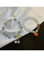 Fashion 9# Bracelet--cyan Agate Round Beads Cat's Eye Beaded Bracelet