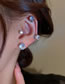 Fashion 4# Alloy Set Zirconium Geometric Stud Earrings