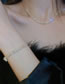 Fashion Bracelet--gold Geometric Zirconium Pull Bracelet