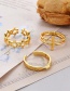 Fashion Gold-2 Copper Geometric Ring
