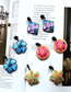 Fashion Rhombus Petals Acrylic Flower Contrast Earrings