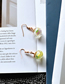 Fashion Glass Ball Resin Fruit Piece Glass Ball Earrings