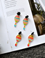 Fashion Color Matching 2 Acrylic Racket Earrings