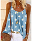 Fashion Light Blue Daisy Print Suspender