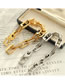 Fashion Gold Titanium Diamond Chain Bracelet  Titanium Steel