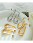 Fashion Steel Earrings Titanium Steel Geometric Irregular Stud Earrings