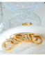 Fashion Gold Geometric Shaped Irregular Ring