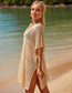 Fashion Apricot Knitted Rope Swimsuit Cover-up Skirt