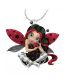 Fashion Silver Acrylic Elf Seven Star Ladybug Necklace