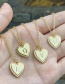 Fashion P Copper 26 Letter Heart Pendant Necklace