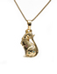 Fashion 3# Bronze Diamond Eagle Openwork Round Necklace