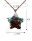 Fashion Nsn00403 Geometric Colorful Crystal Drop Necklace