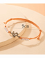 Fashion 3# Geometric Cord Braided Coral Bracelet