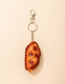 Fashion Silver Color Resin Simulation Braised Chicken Wings Keychain