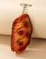 Fashion Silver Color Resin Simulation Braised Chicken Wings Keychain