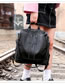 Fashion Black Nylon Solid Color Large Capacity Backpack