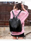 Fashion Grey Nylon Solid Color Large Capacity Backpack