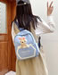 Fashion Blue Nylon Cartoon Backpack