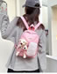Fashion Pink Nylon Cartoon Backpack
