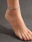 Fashion 55764 Rope Rice Beaded Anklet
