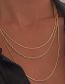 Fashion 51946 Alloy Chain Multilayer Necklace