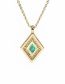 Fashion  Bronze Zirconium Diamond Necklace
