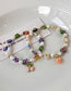 Fashion A Strawberry Colorful Glass Small Flower Beaded Fruit Bracelet