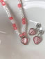 Fashion Necklace Geometric Pearl Beaded Strawberry Necklace