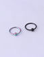 Fashion 704-colorful Stainless Steel Seamless Closed Pierced Nose Ring