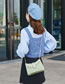 Fashion White Pu Head Pattern Messenger Bag