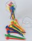 Fashion Animal 20pcs In Plastic Colorful Fruit Fork Box