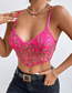 Fashion Light Pink Lace Embroidered Lingerie Set