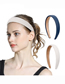 Fashion White Pu Leather Sponge Snake Pattern Wide-brimmed Headband