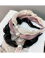 Fashion Beige Base Pearl Fabric Pleated Pearl Headband