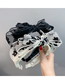 Fashion Bow Black Fabric Jacquard Three-layer Bow Headband