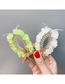 Fashion Fruit Green Flower Acrylic Frosted Flower Banana Clip