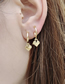 Fashion Bee Alloy Diamond Bee Earrings
