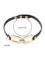 Fashion One Gold Alloy Diamond Concealed Buckle Geometric Bracelet