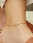 Fashion Gold Titanium Ball Chain Anklet