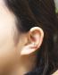 Fashion Girl Brass And Diamond Girl's Ear Cuff