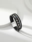 Fashion 2# Crystal Magnetic Geometric Diamond-set Leather Bracelet